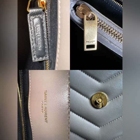 ❌SOLD❌⭐️NEW, SOLD OUT⭐️SAINT LAURENT LOULOU LARGE IN QUILTED LEATHER - Picture 13 of 17